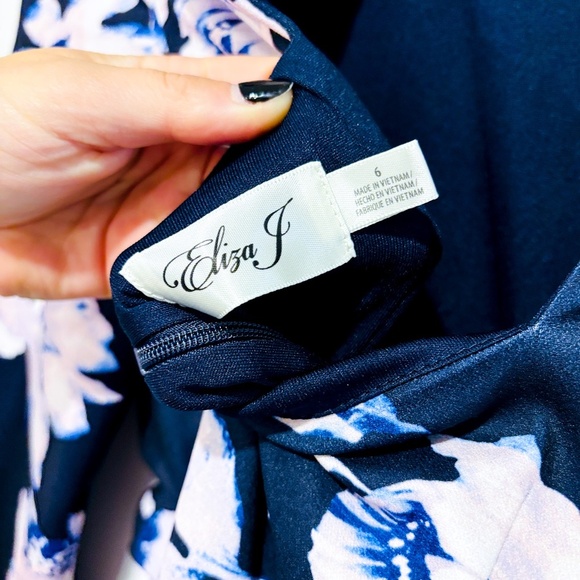 ELIZA J Black floral dress - Picture 8 of 9